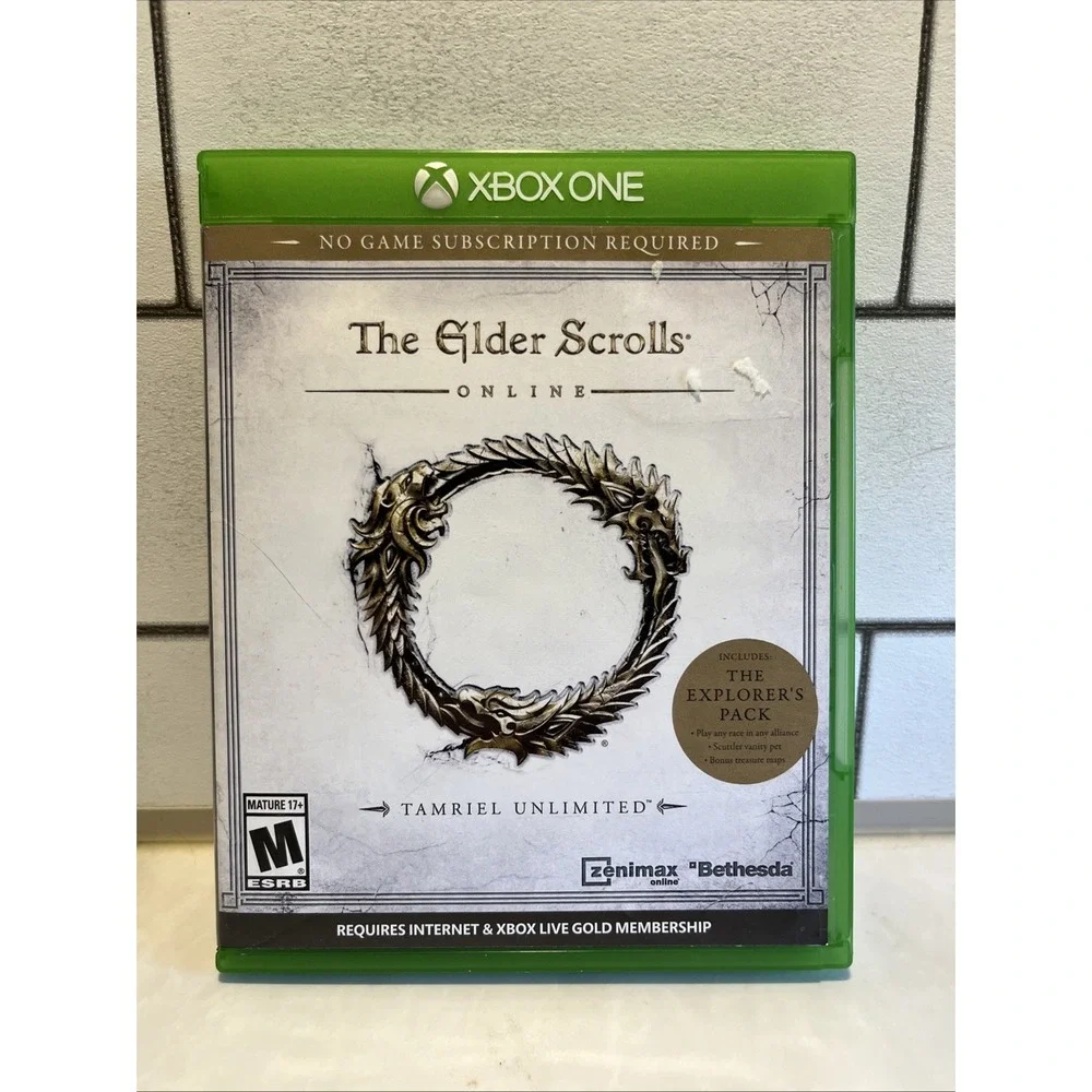 Bethesda The Elder Scrolls Online Tamriel Unlimited Xbox One MMORPG Online